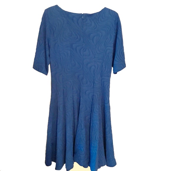 NWT JULIAN TAYLOR ROYAL COBALT BLUE DRESS SIZE 14 - Picture 2 of 3